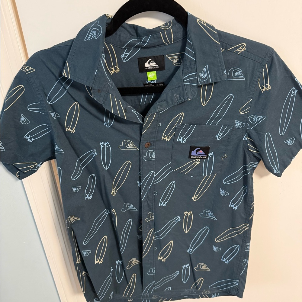 Quiksilver Kids' Slate Blue Surfboard Shirt